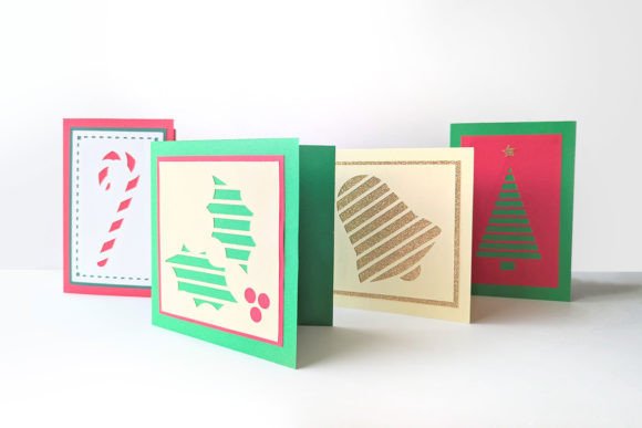 Download Papercut Christmas Card SVG Set - Premium Resources