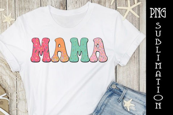 Download Retro Flower Mama PNG Sublimation File - Sublimation file Collection