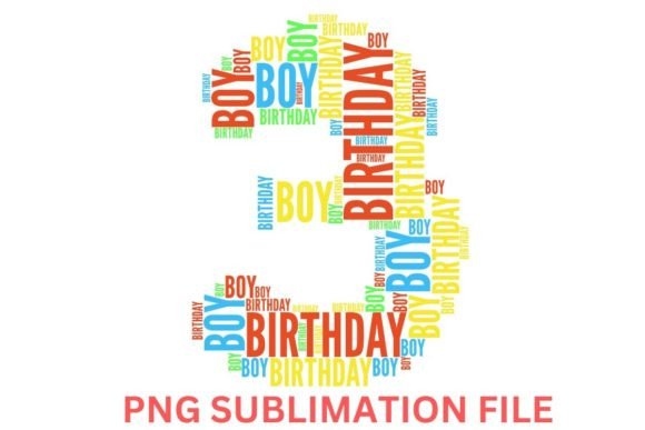 Download 3rd Birthday Boy PNG Sublimation File - Sublimation file Collection